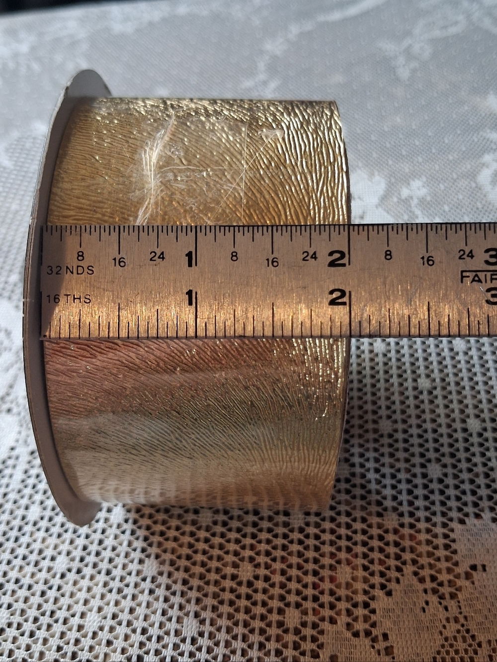 Gold Textured Ribbon NEW - Picture 3 of 4